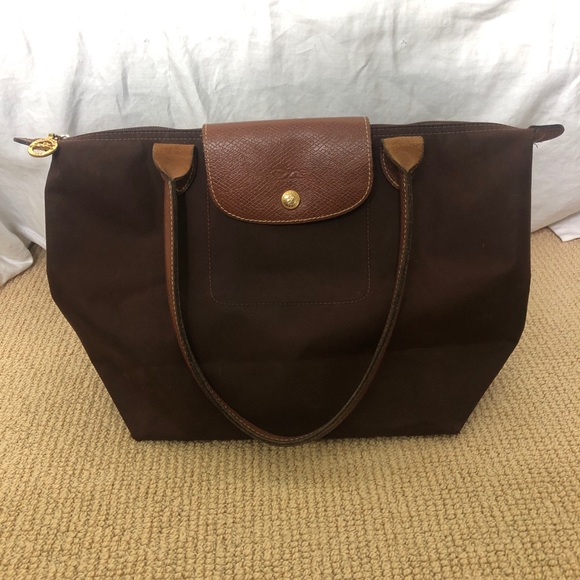 SOLD ON FB: Longchamp Le Pliage Shoulder Bag Brown - Picture 2 of 8